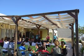 Dachterrasse Begrüßung